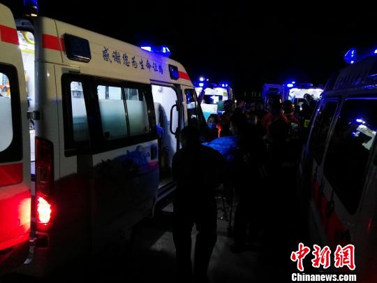 山西清徐煤矿透水事故救援结束，5人获救6人遇难。　李新锁 摄